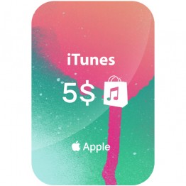 iTunes 5$ Gift Card دیجیتالی